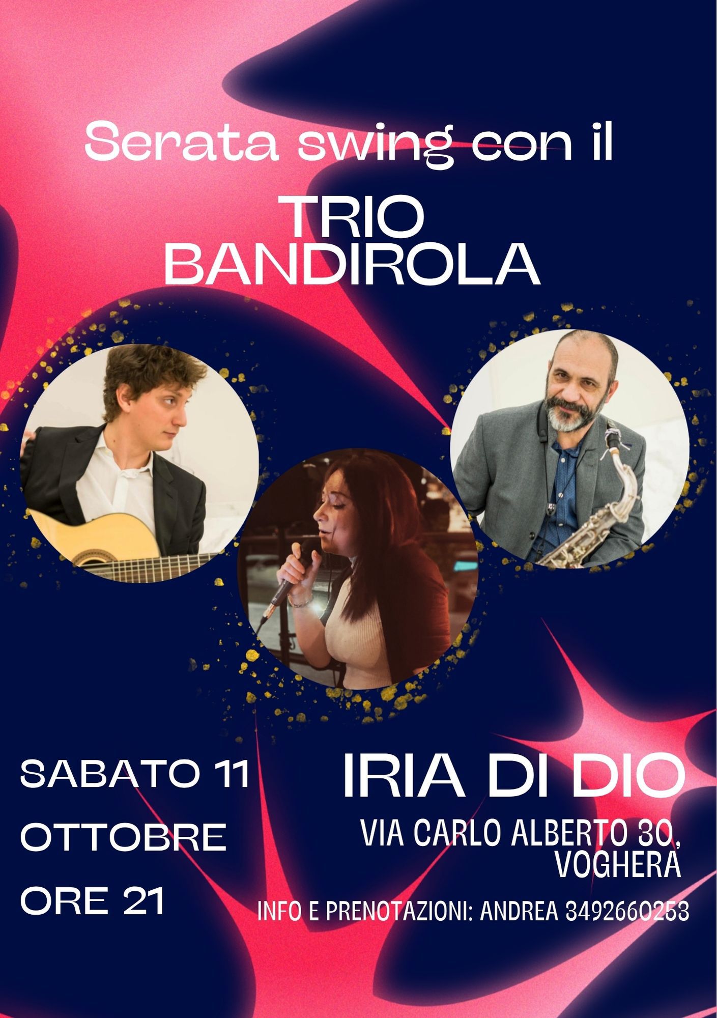 Serata Swing con il Trio Bandirola